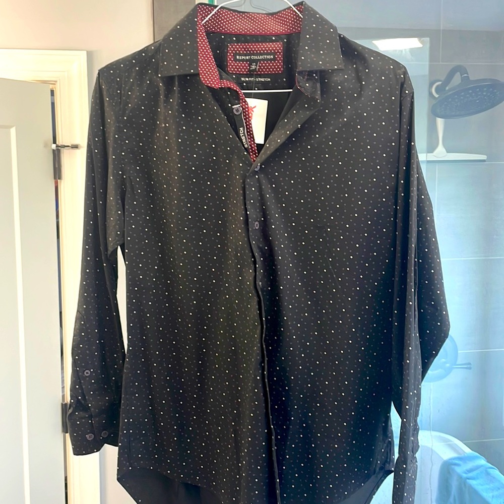 Never worn- Report Collection black button up